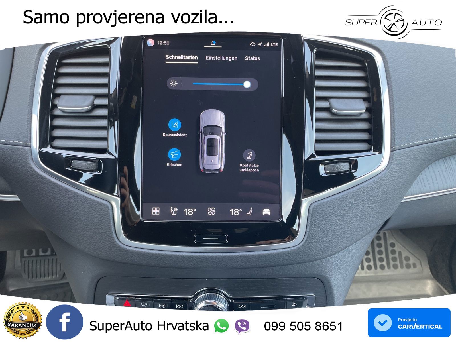 Volvo XC90 2.0 T8 AWD Automatic ZRAČNI+ACC+4xGR SJED+KAM
