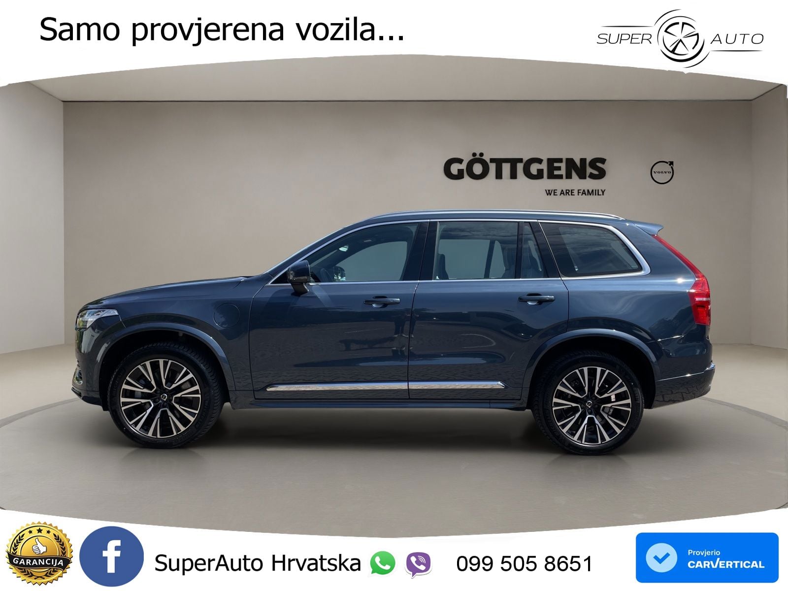 Volvo XC90 2.0 T8 AWD Automatic ZRAČNI+ACC+4xGR SJED+KAM