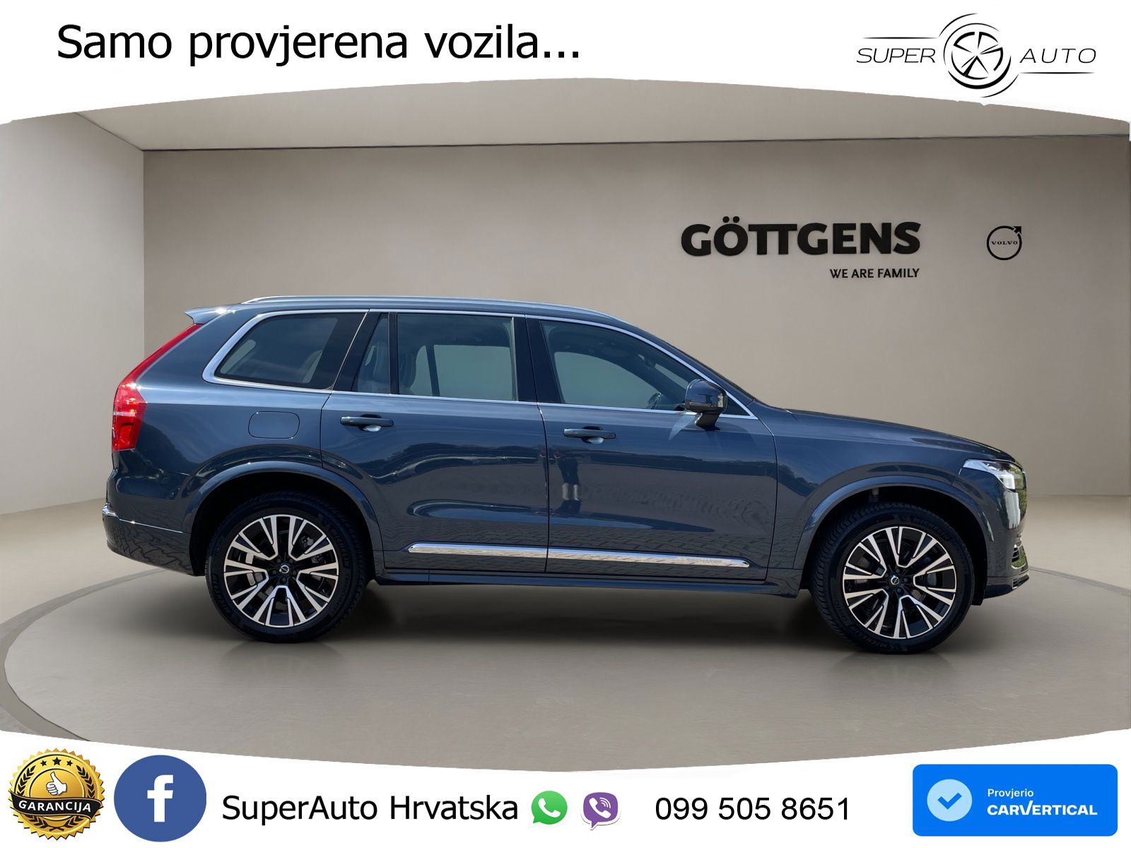 Volvo XC90 2.0 T8 AWD Automatic ZRAČNI+ACC+4xGR SJED+KAM