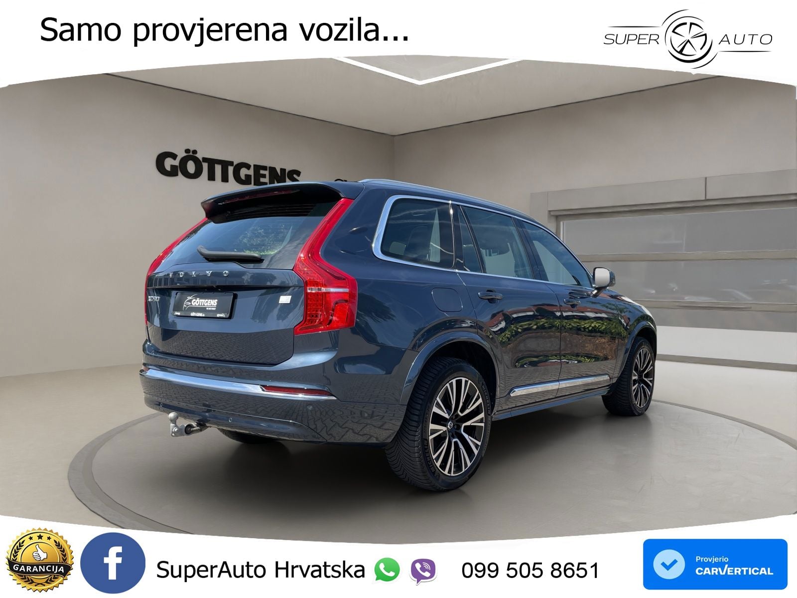 Volvo XC90 2.0 T8 AWD Automatic ZRAČNI+ACC+4xGR SJED+KAM
