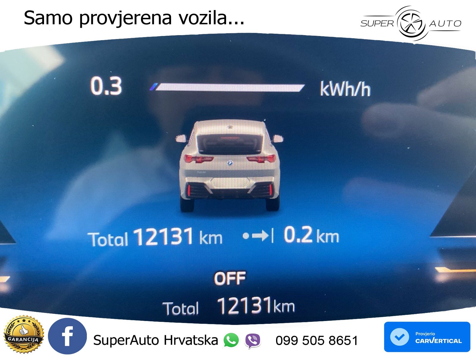 BMW iX2 66.5 kWh (313 KS) xDrive30 LED+GR SJED+ACC