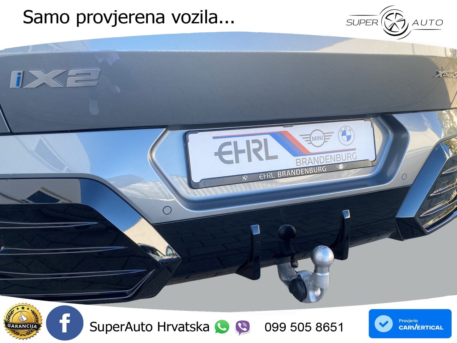 BMW iX2 66.5 kWh (313 KS) xDrive30 LED+GR SJED+ACC