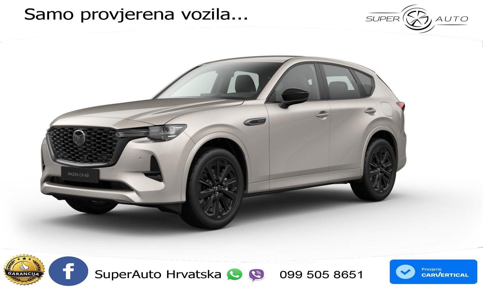 Mazda CX-60 2.5 e-Skyactiv (328 KS) AWD Automatic LED+GR SJED+ACC