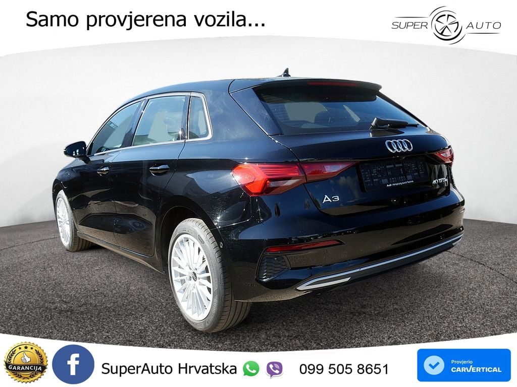 Audi A3 40 TFSIe (204 KS) S tronic LED+GR SJED+ACC