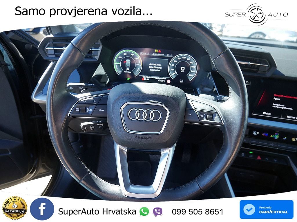 Audi A3 40 TFSIe (204 KS) S tronic LED+GR SJED+ACC