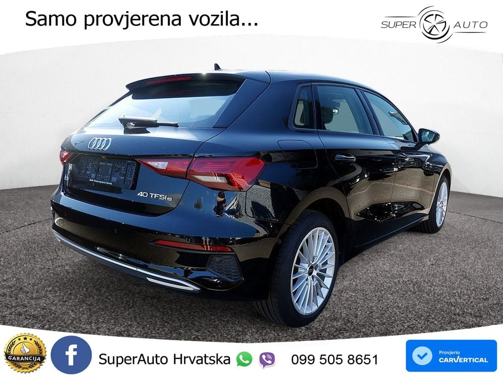 Audi A3 40 TFSIe (204 KS) S tronic LED+GR SJED+ACC