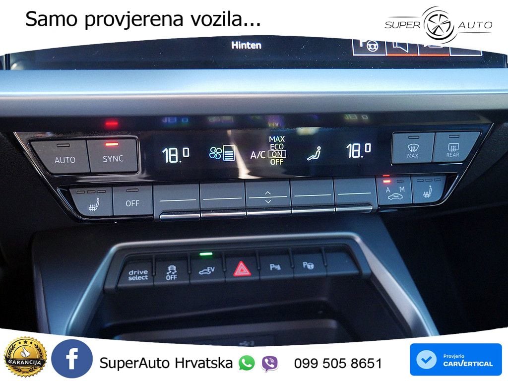 Audi A3 40 TFSIe (204 KS) S tronic LED+GR SJED+ACC