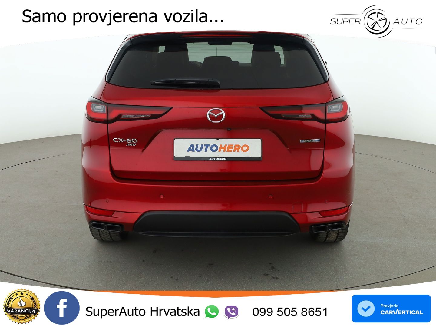 Mazda CX-60 2.5 e-Skyactiv (328 KS) AWD Automatic LED+GR SJED+ACC