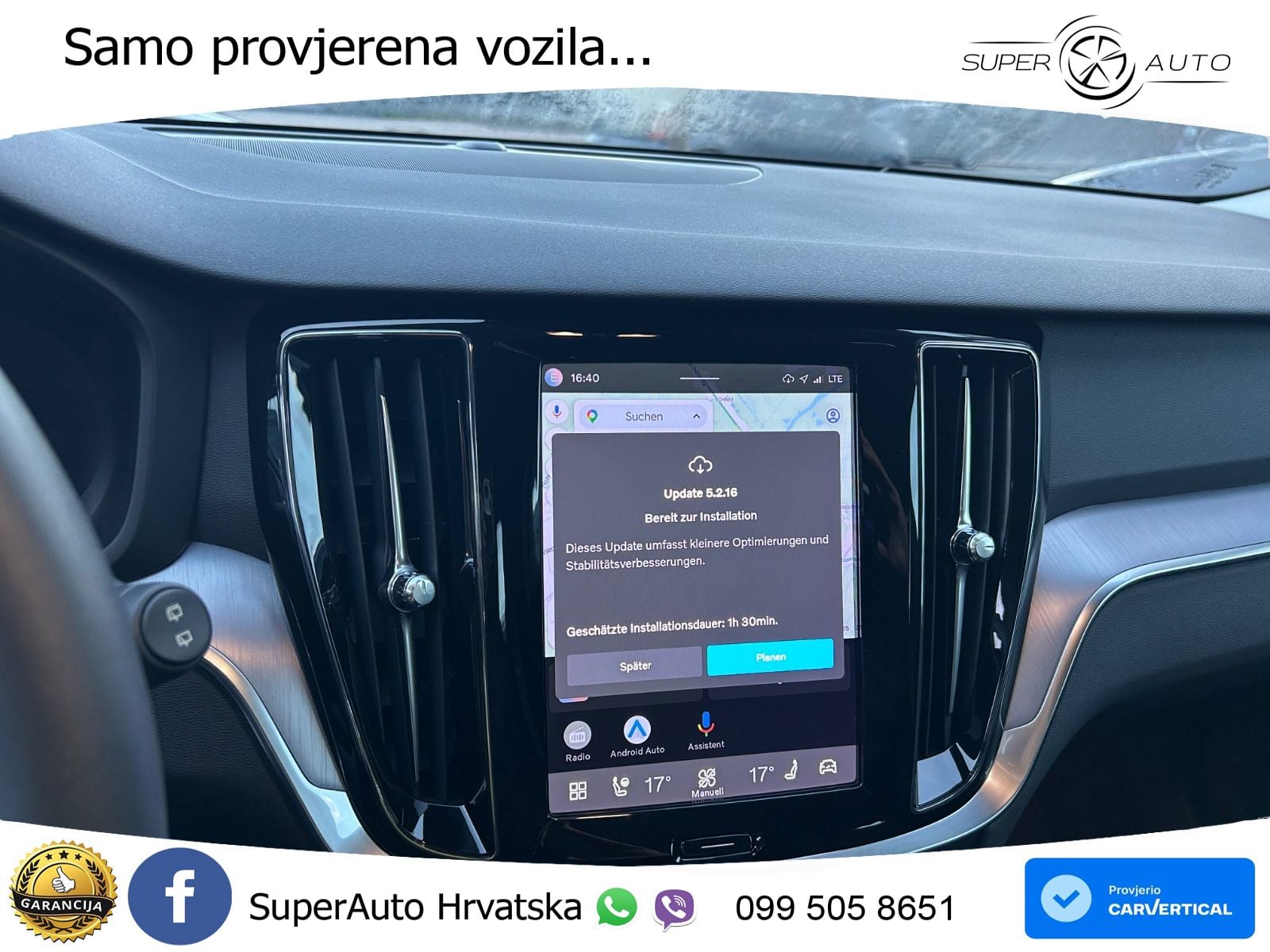 Volvo V60 2.0 B4 Diesel Geartronic LED+GR SJED+ACC