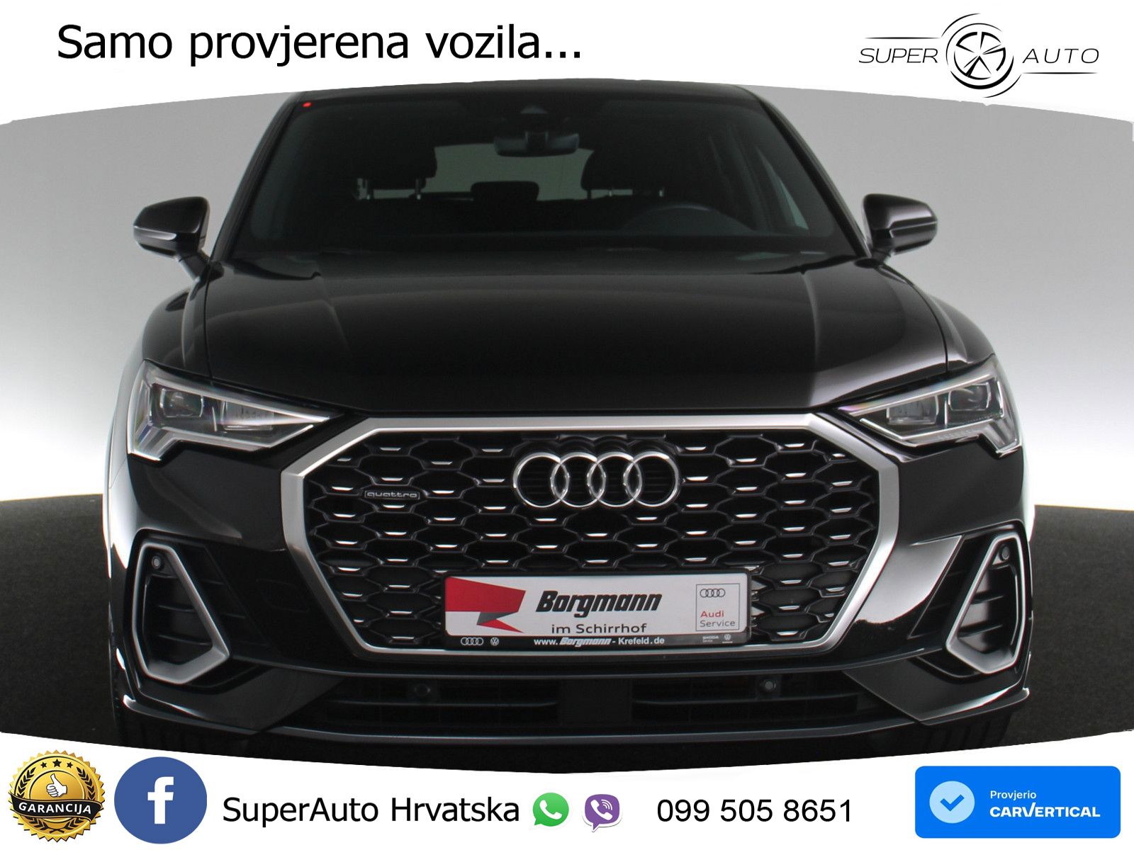 Audi Q3 Sportback 35 TDI (150 KS) quattro S tronic S line LED+GR SJED+ACC