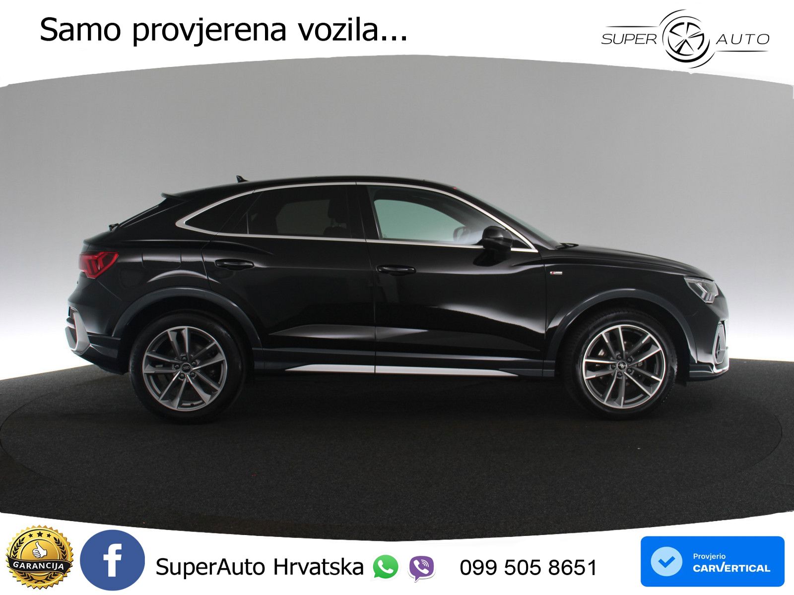 Audi Q3 Sportback 35 TDI (150 KS) quattro S tronic S line LED+GR SJED+ACC