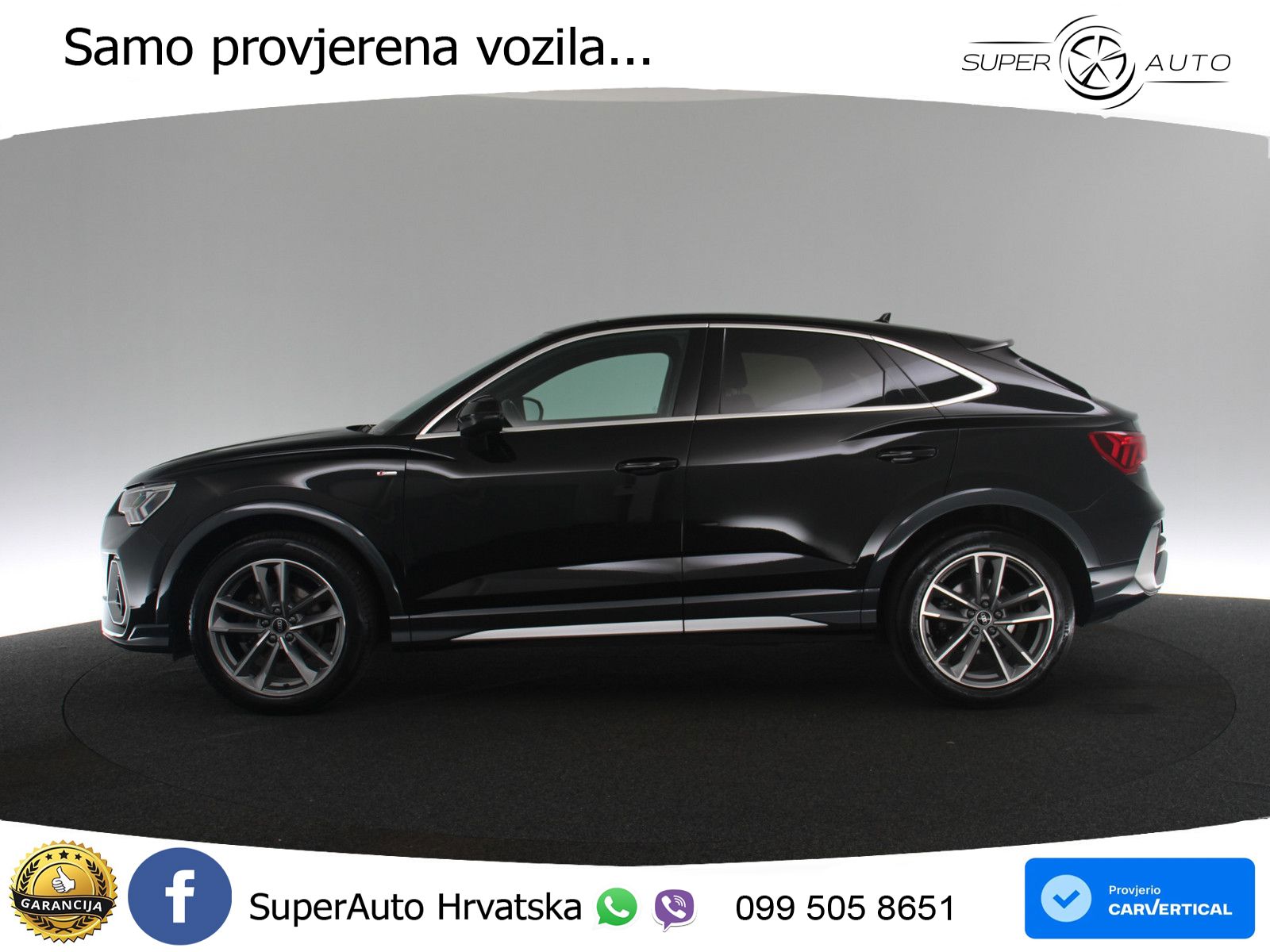 Audi Q3 Sportback 35 TDI (150 KS) quattro S tronic S line LED+GR SJED+ACC