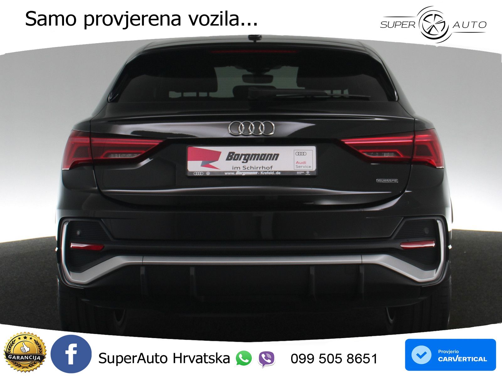 Audi Q3 Sportback 35 TDI (150 KS) quattro S tronic S line LED+GR SJED+ACC