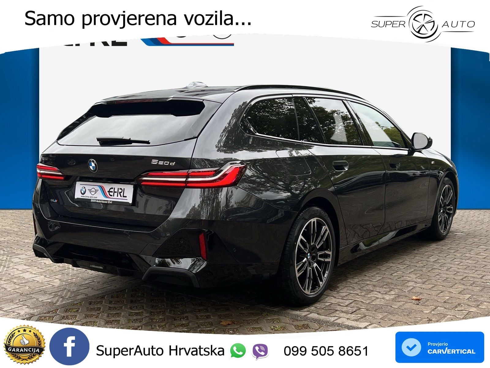 BMW 520d Touring (197 KS) xDrive Steptronic M Sport LED+GR SJED+ACC