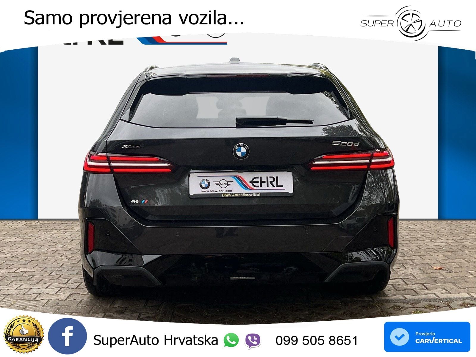 BMW 520d Touring (197 KS) xDrive Steptronic M Sport LED+GR SJED+ACC
