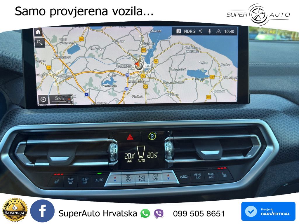 BMW X3 M40d xDrive Steptronic ACC+HEAD+4xGR SJED+360+PANO