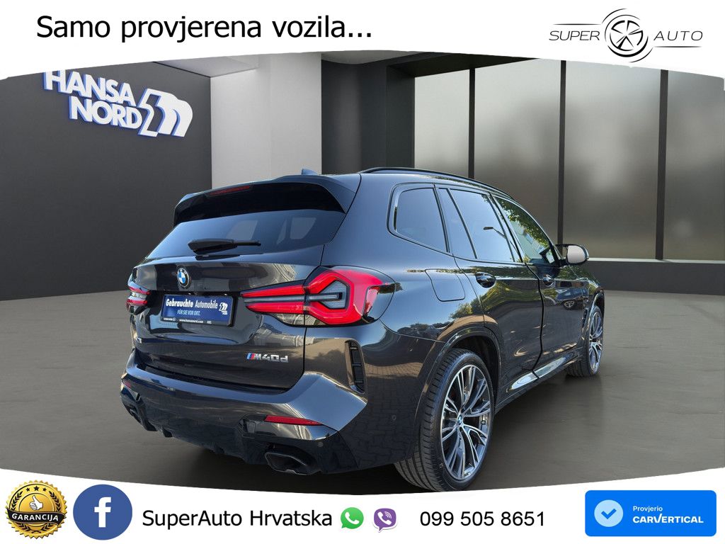 BMW X3 M40d xDrive Steptronic ACC+HEAD+4xGR SJED+360+PANO