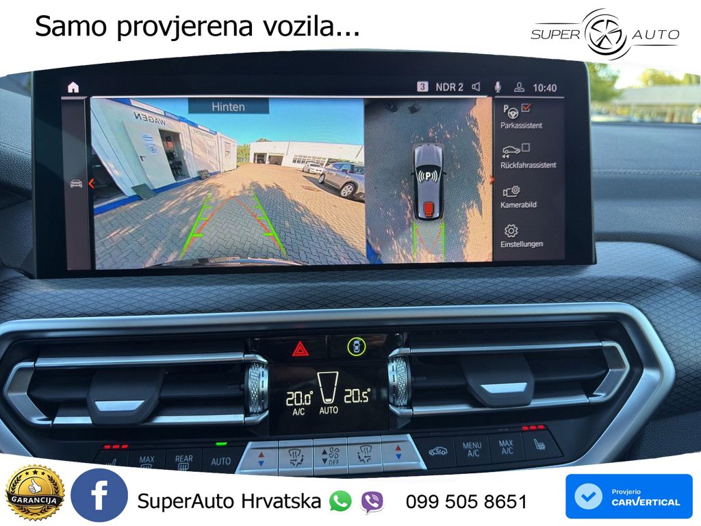 BMW X3 M40d xDrive Steptronic ACC+HEAD+4xGR SJED+360+PANO