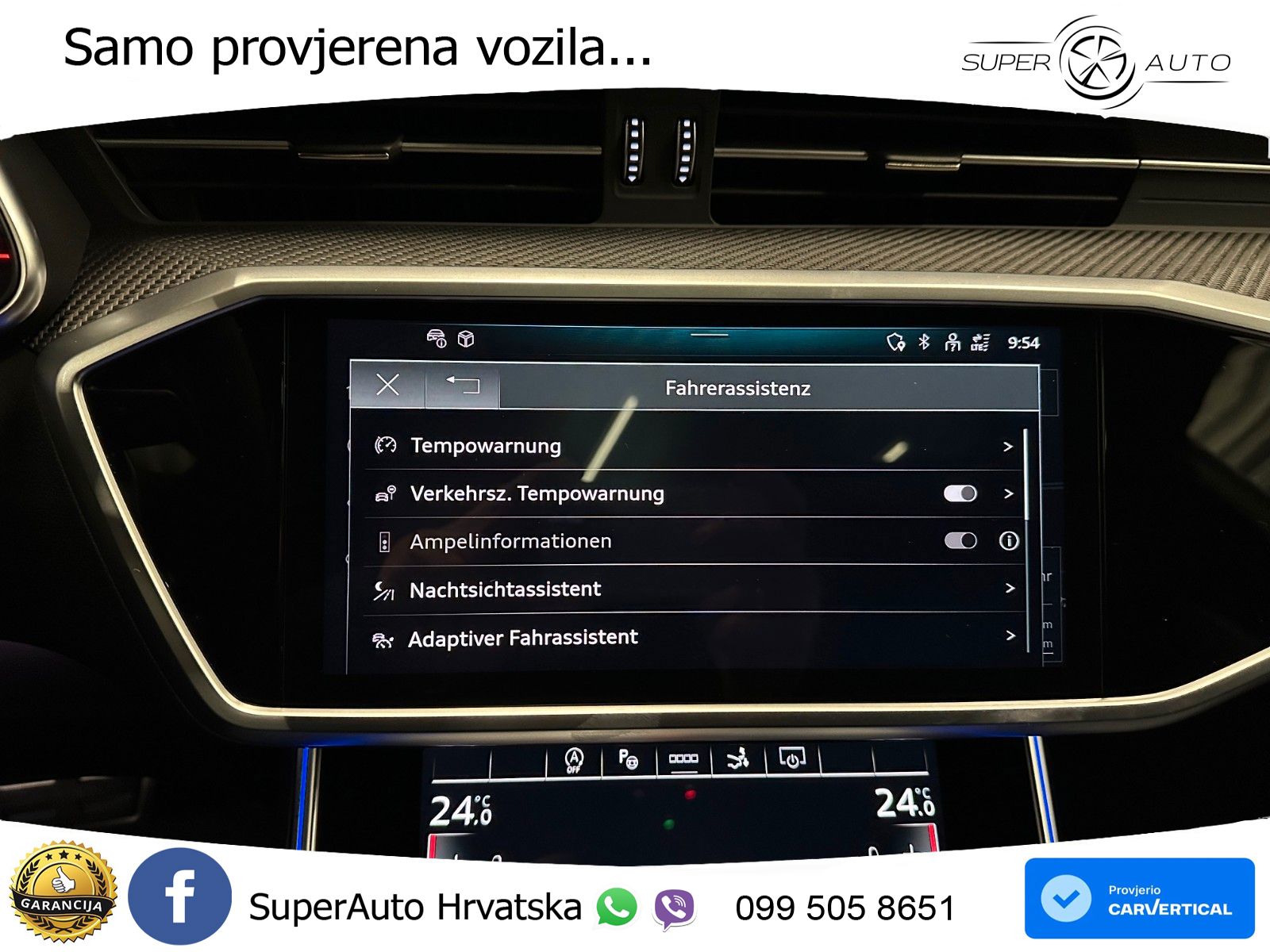 Audi RS7 4.0 TFSI V8 performance (630 KS) quattro tiptronic LED+GR SJED+ACC
