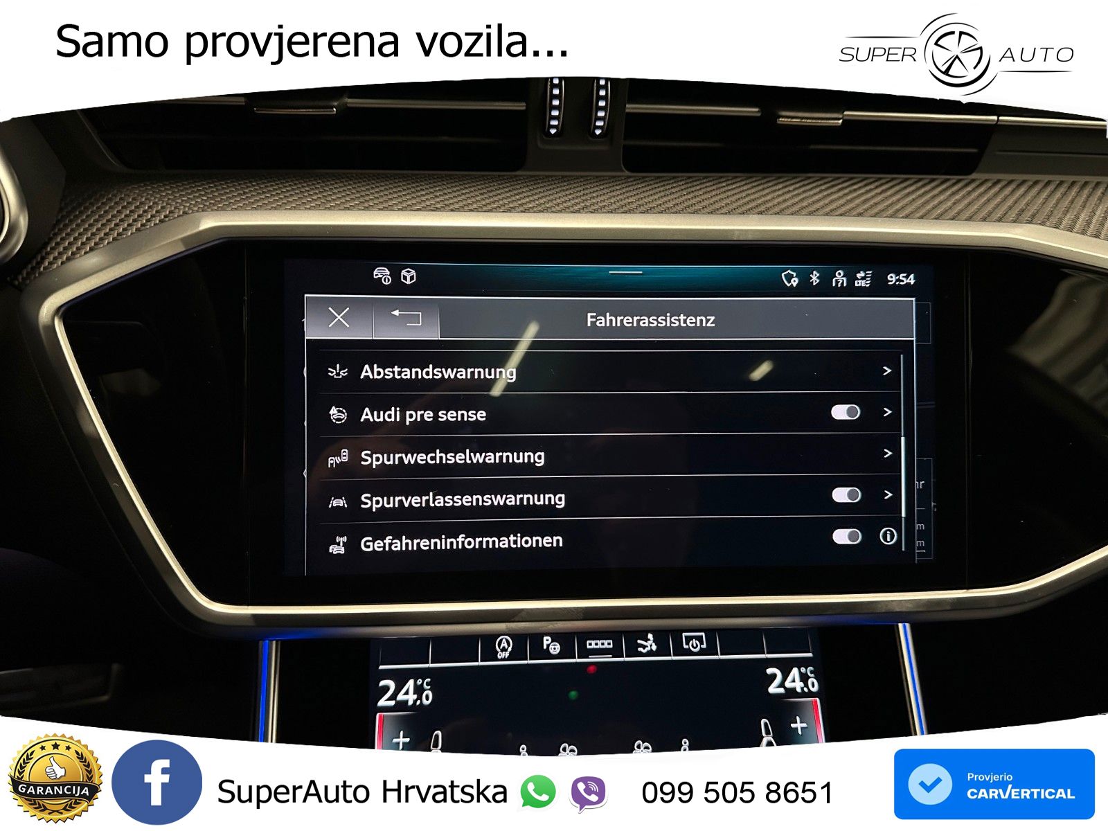 Audi RS7 4.0 TFSI V8 performance (630 KS) quattro tiptronic LED+GR SJED+ACC