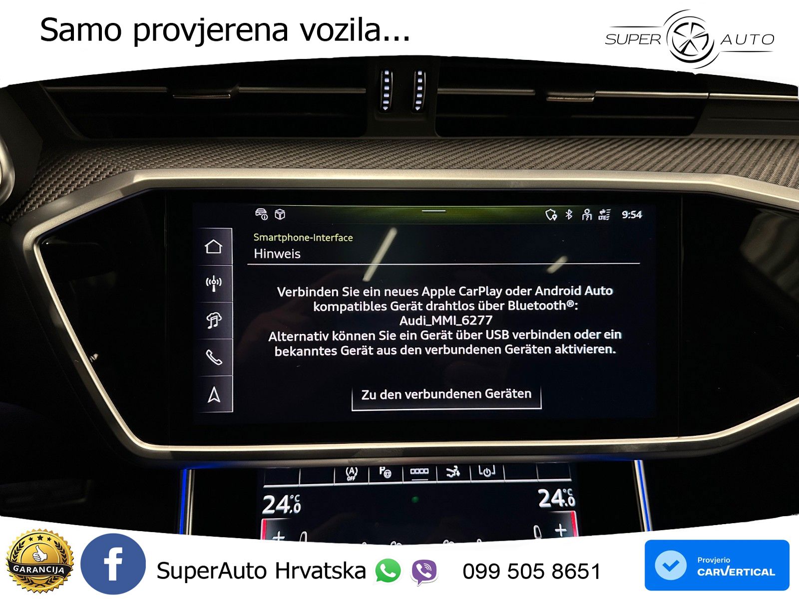 Audi RS7 4.0 TFSI V8 performance (630 KS) quattro tiptronic LED+GR SJED+ACC