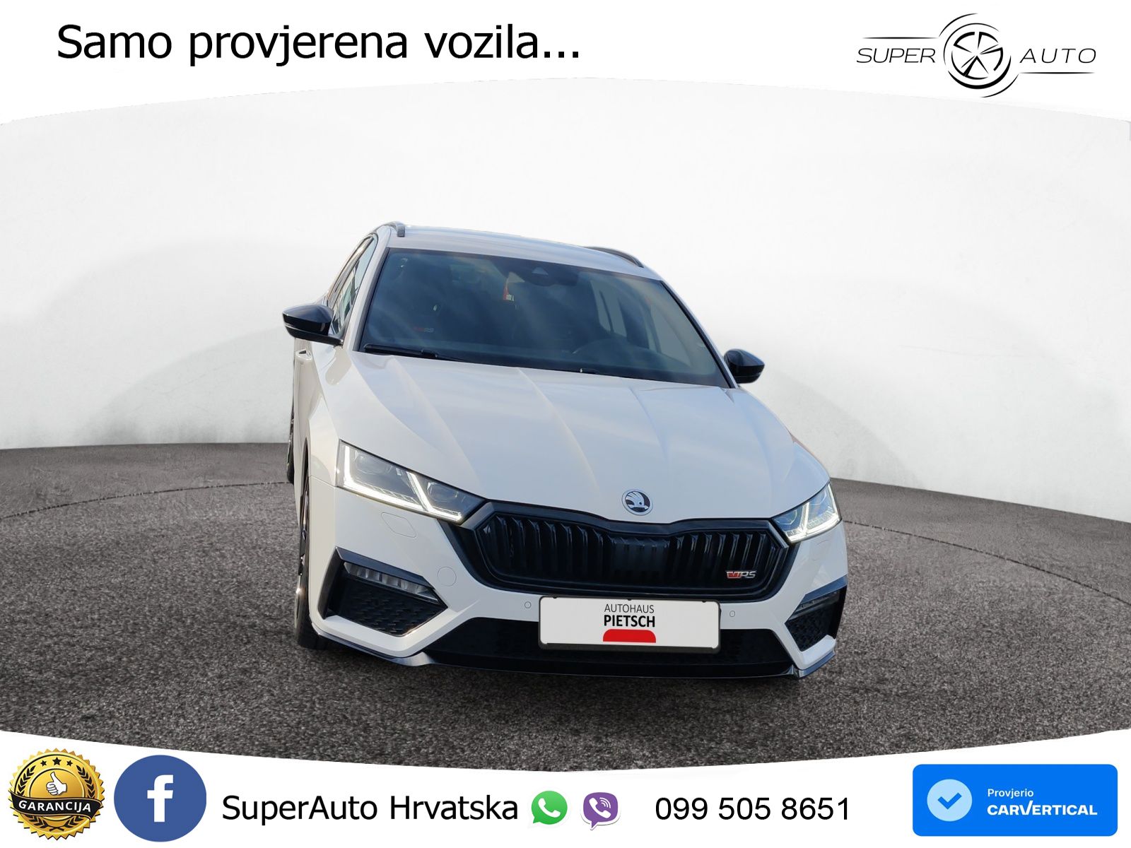 Škoda Octavia Combi RS 2.0 TDI (200 KS) DSG LED+GR SJED+ACC