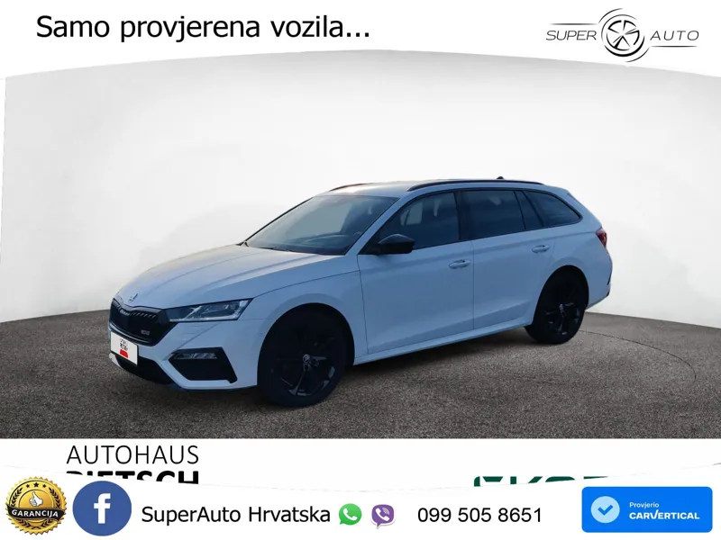 Škoda Octavia Combi RS 2.0 TDI (200 KS) DSG LED+GR SJED+ACC