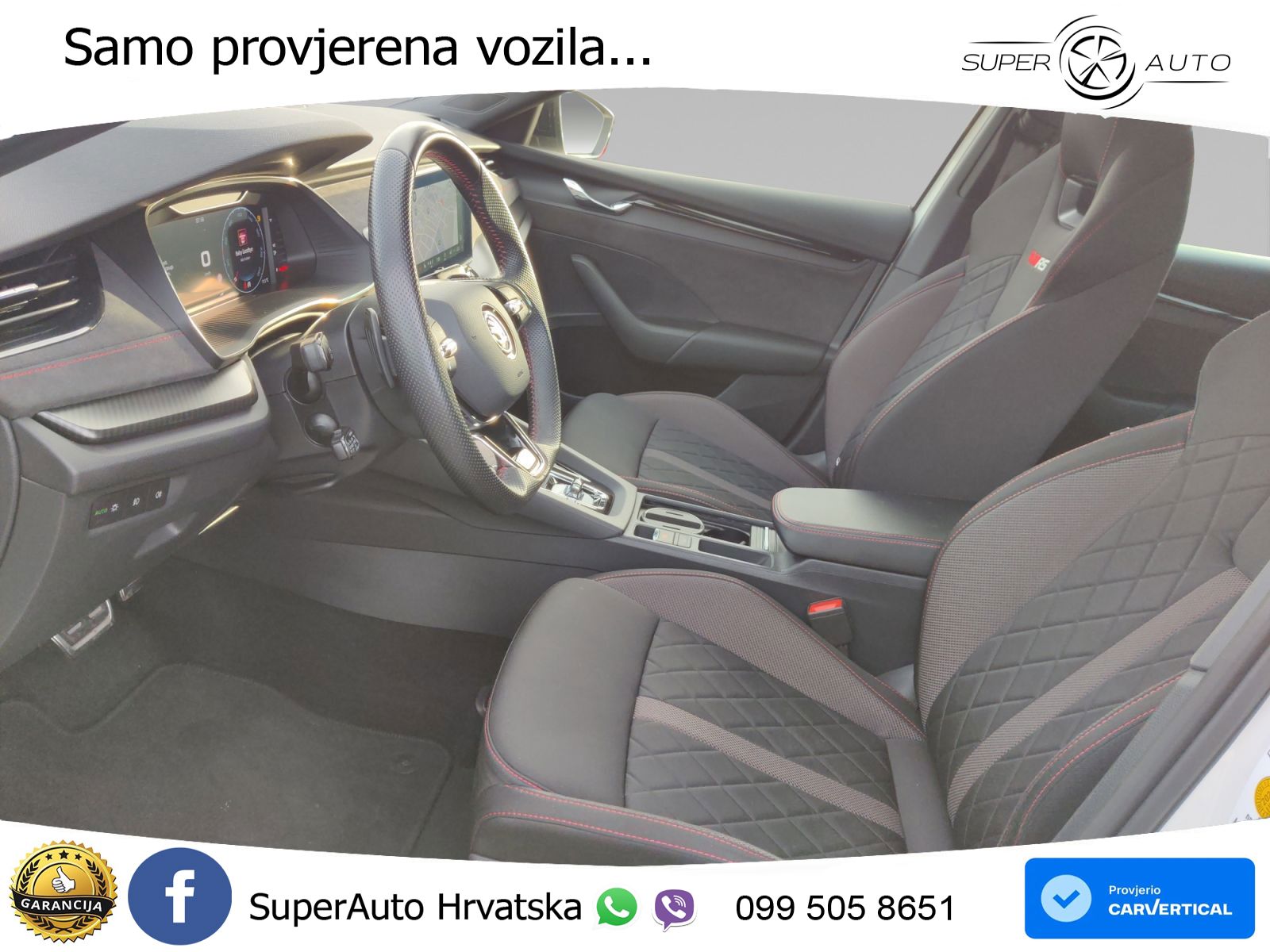 Škoda Octavia Combi RS 2.0 TDI (200 KS) DSG LED+GR SJED+ACC