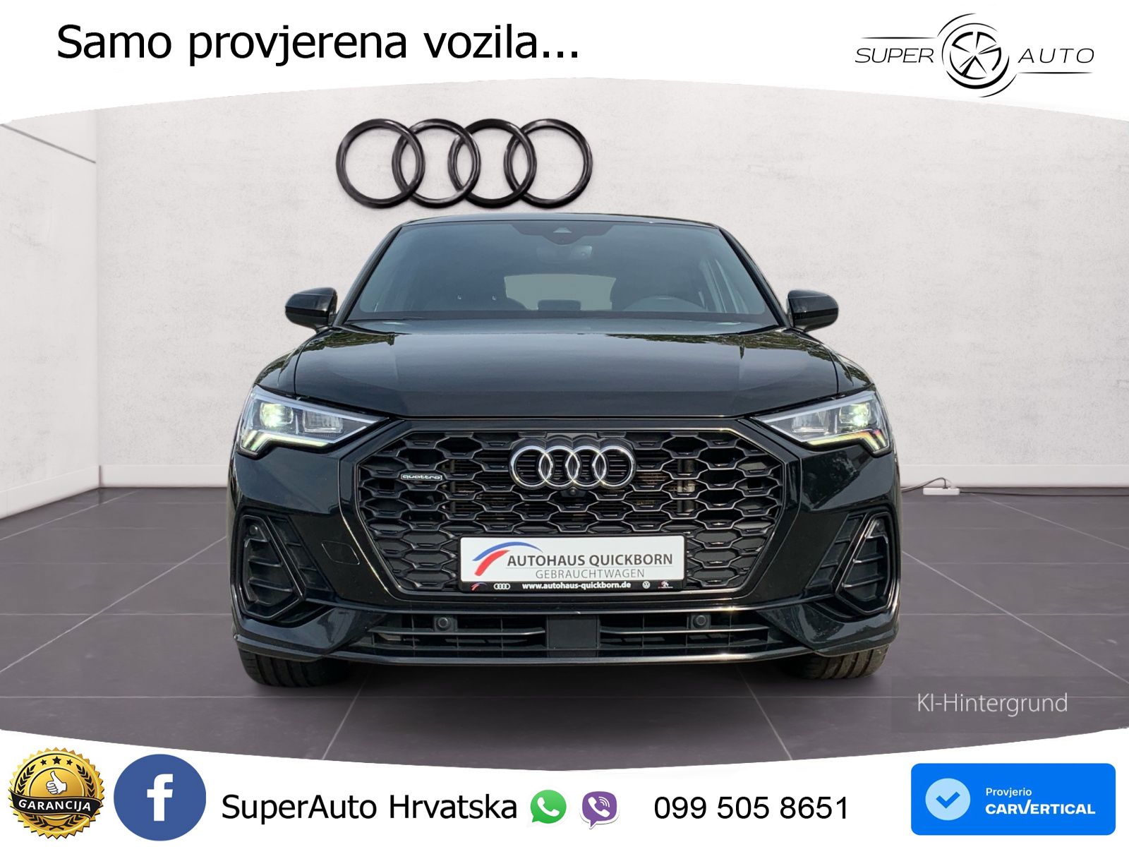 Audi Q3 II Sportback 40 TFSI (190 KS) quattro S tronic S line LED+GR SJED+ACC