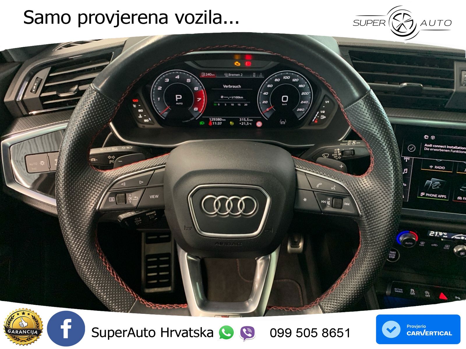 Audi Q3 II Sportback 40 TFSI (190 KS) quattro S tronic S line LED+GR SJED+ACC
