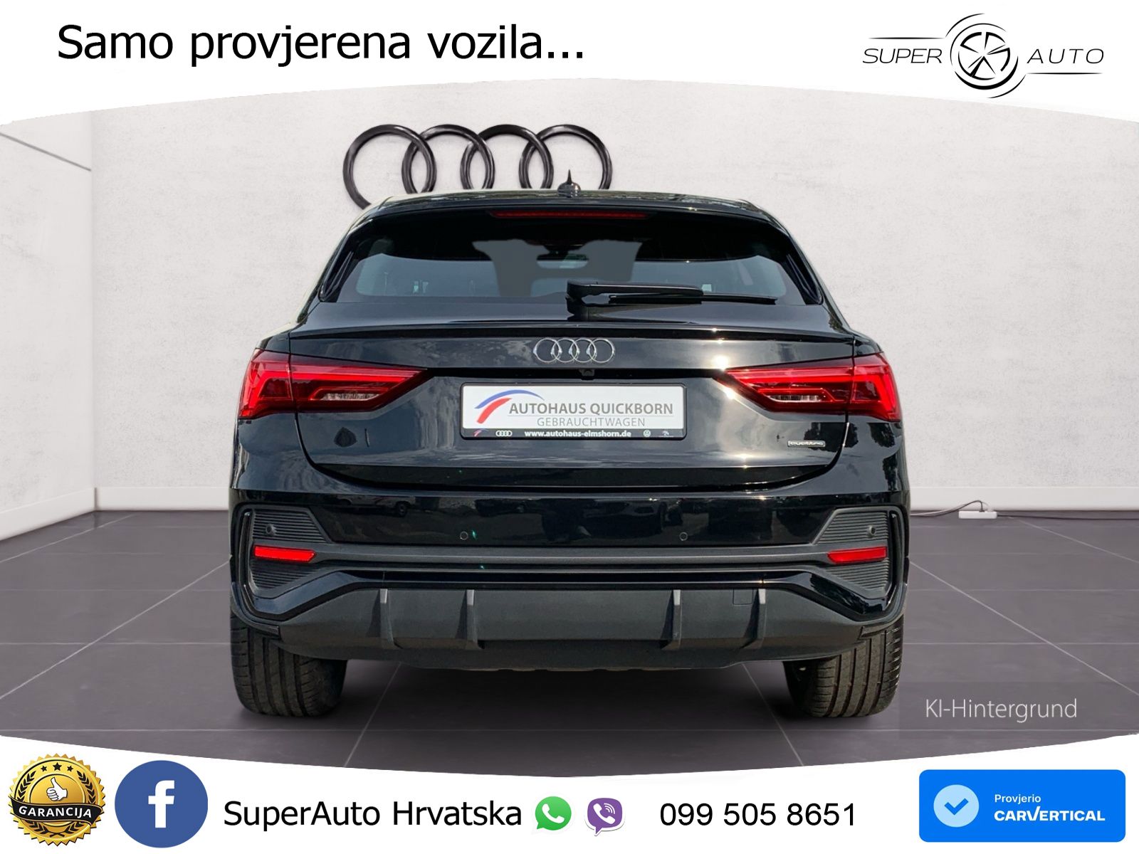 Audi Q3 II Sportback 40 TFSI (190 KS) quattro S tronic S line LED+GR SJED+ACC