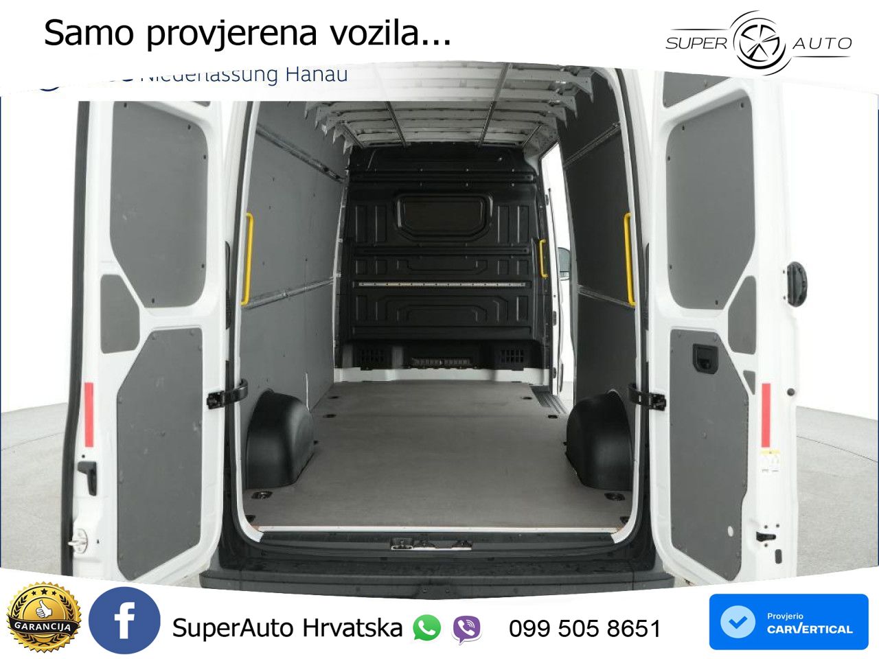 Volkswagen Crafter Kasten lang Kamera Vorb. AHK DAB Euro6 140 KS