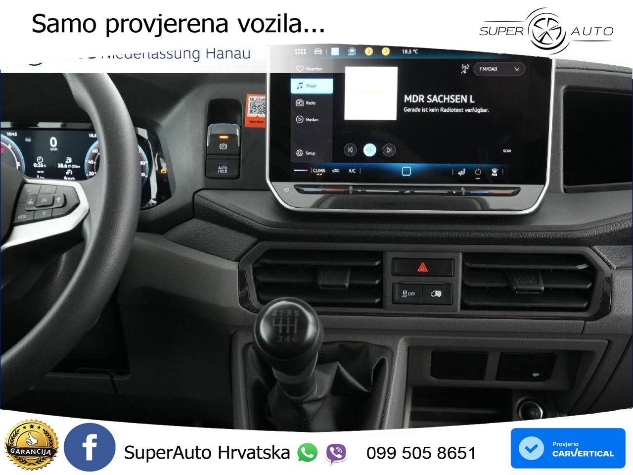 Volkswagen Crafter Kasten lang Kamera Vorb. AHK DAB Euro6 140 KS