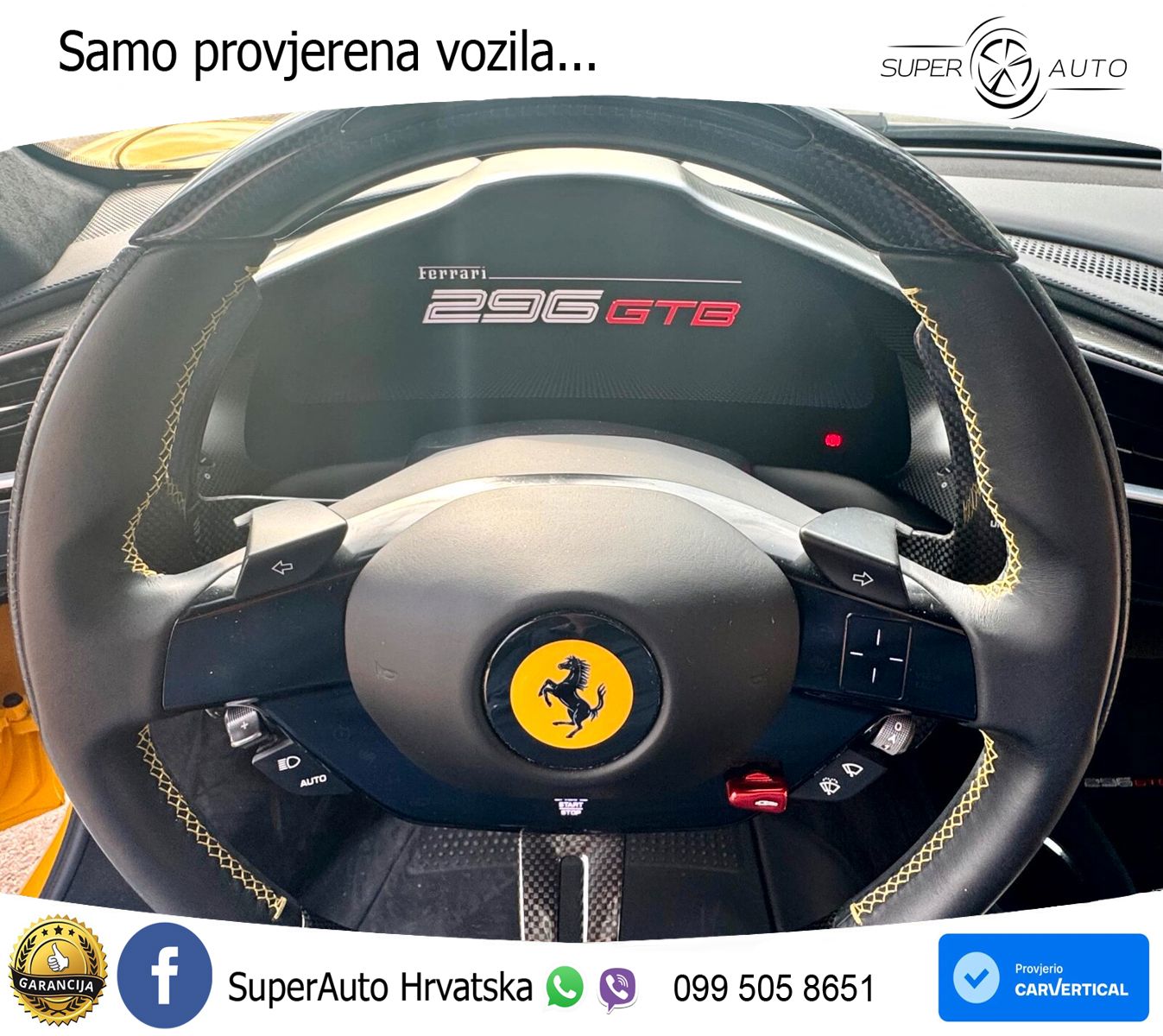 Ferrari 296 GTB 3.0 V6 (830 KS) F1 DCT