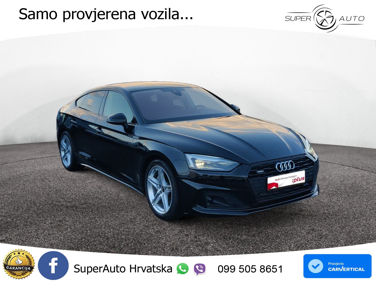 Audi A5 Sportback  40 TFSI (204 KS) quattro S tronic LED+GR SJED+ACC