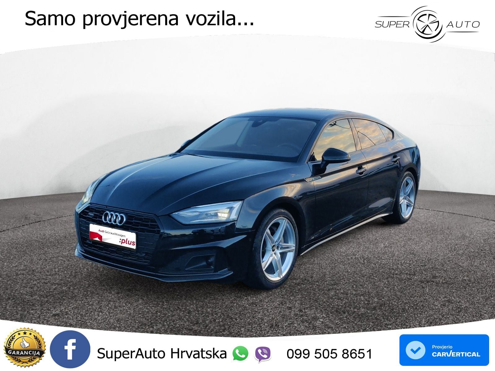 Audi A5 Sportback  40 TFSI (204 KS) quattro S tronic LED+GR SJED+ACC
