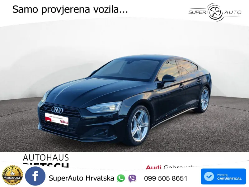 Audi A5 Sportback  40 TFSI (204 KS) quattro S tronic LED+GR SJED+ACC