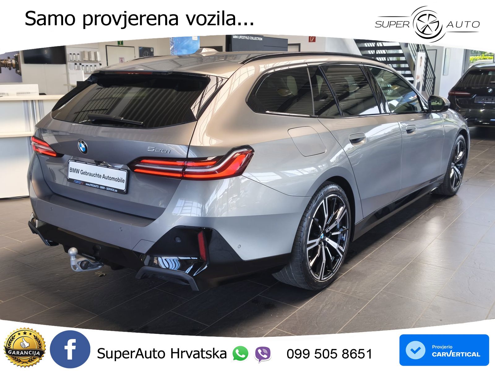 BMW 520i Touring (208 KS) Steptronic M Sport LED+GR SJED+ACC