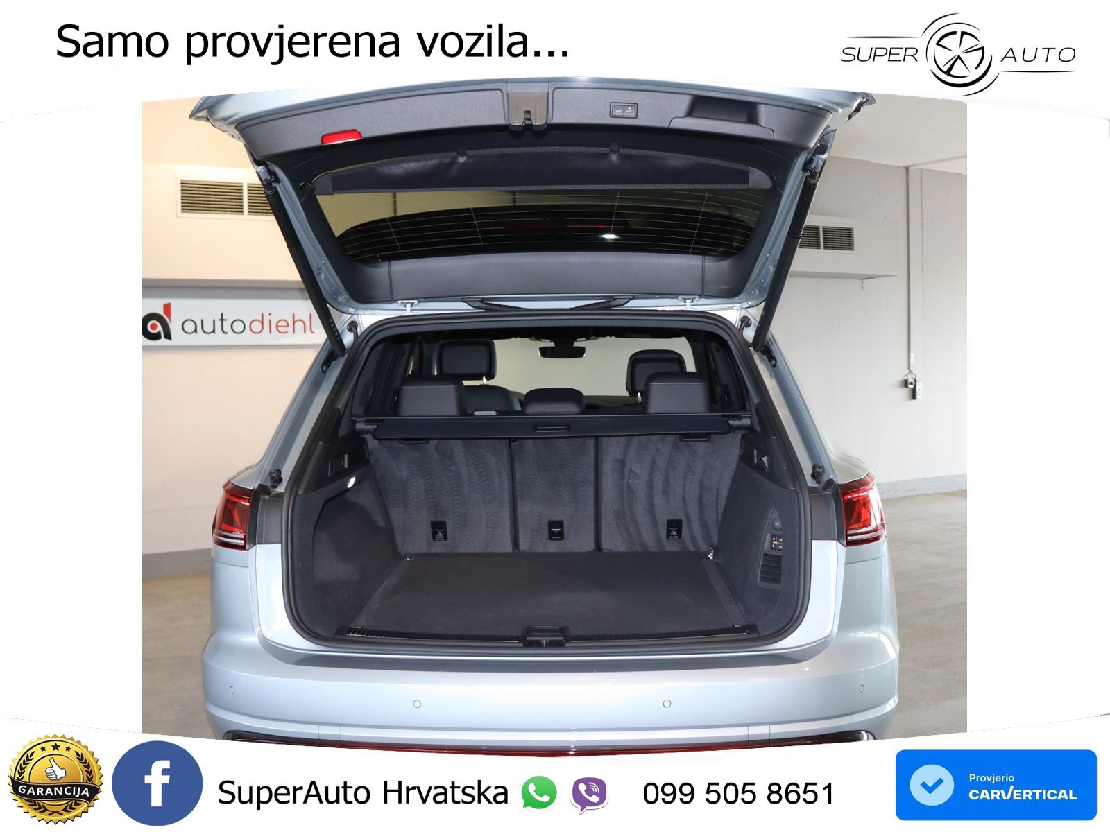Volkswagen Touareg 3.0 V6 TDI (286 KS) 4MOTION Tiptronic ZRAČNI+ACC+GR SJED+KAM+PANO