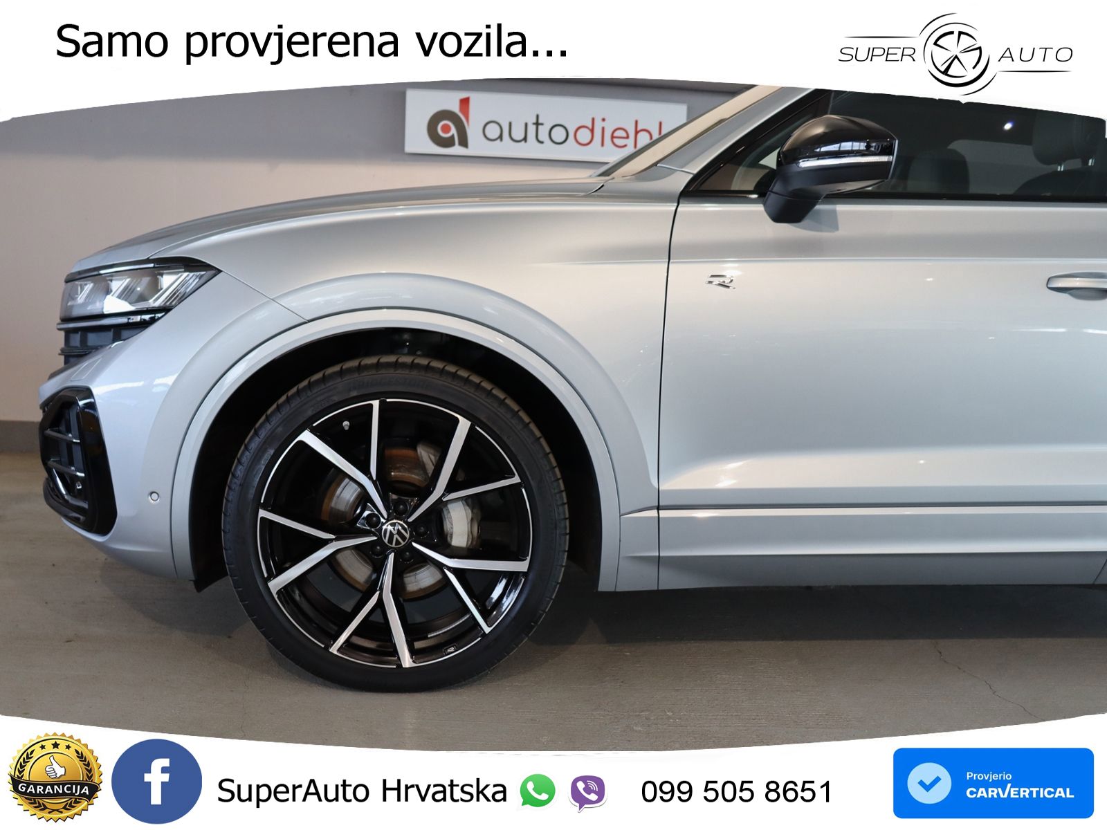 Volkswagen Touareg 3.0 V6 TDI (286 KS) 4MOTION Tiptronic ZRAČNI+ACC+GR SJED+KAM+PANO