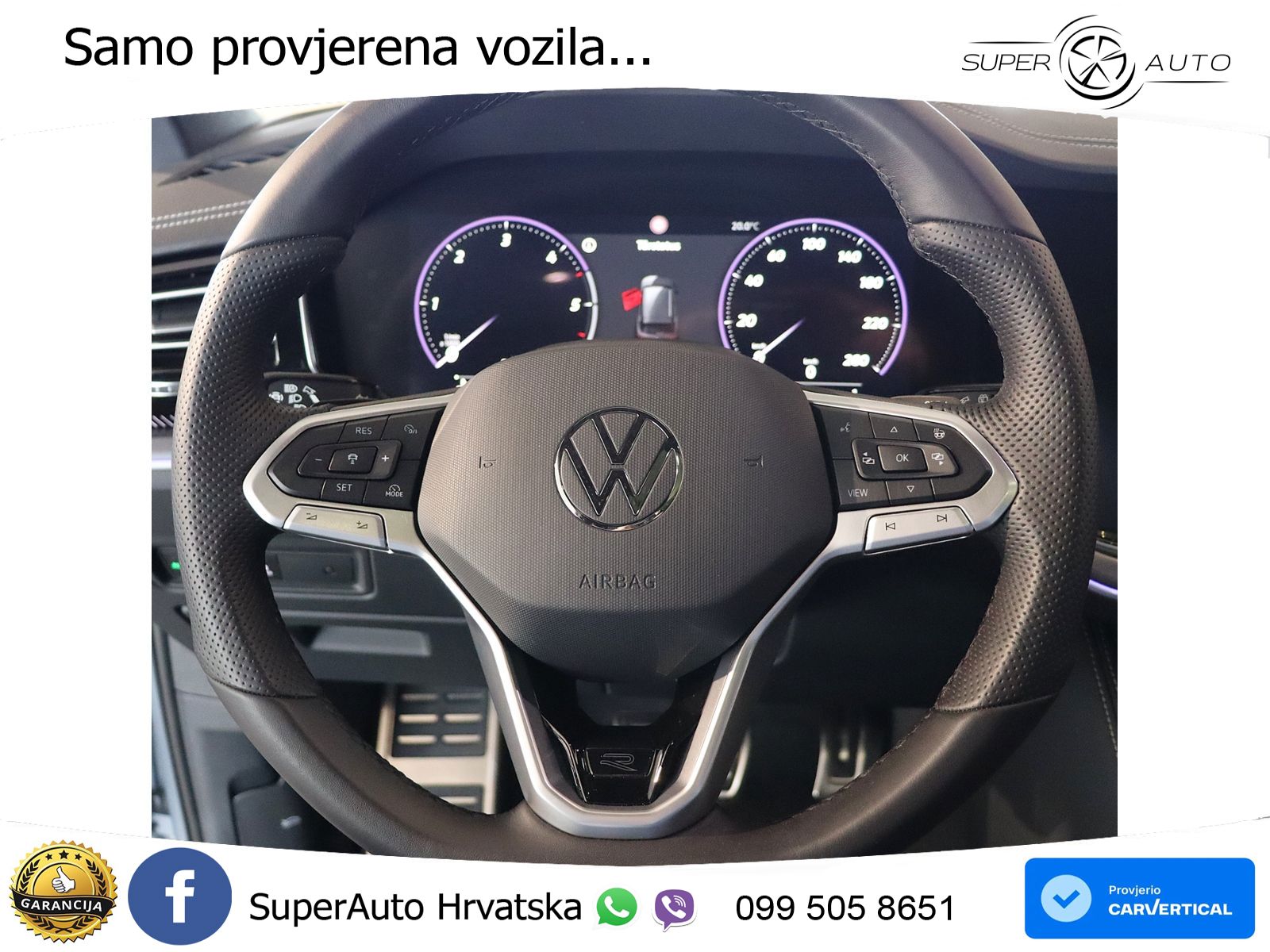 Volkswagen Touareg 3.0 V6 TDI (286 KS) 4MOTION Tiptronic ZRAČNI+ACC+GR SJED+KAM+PANO