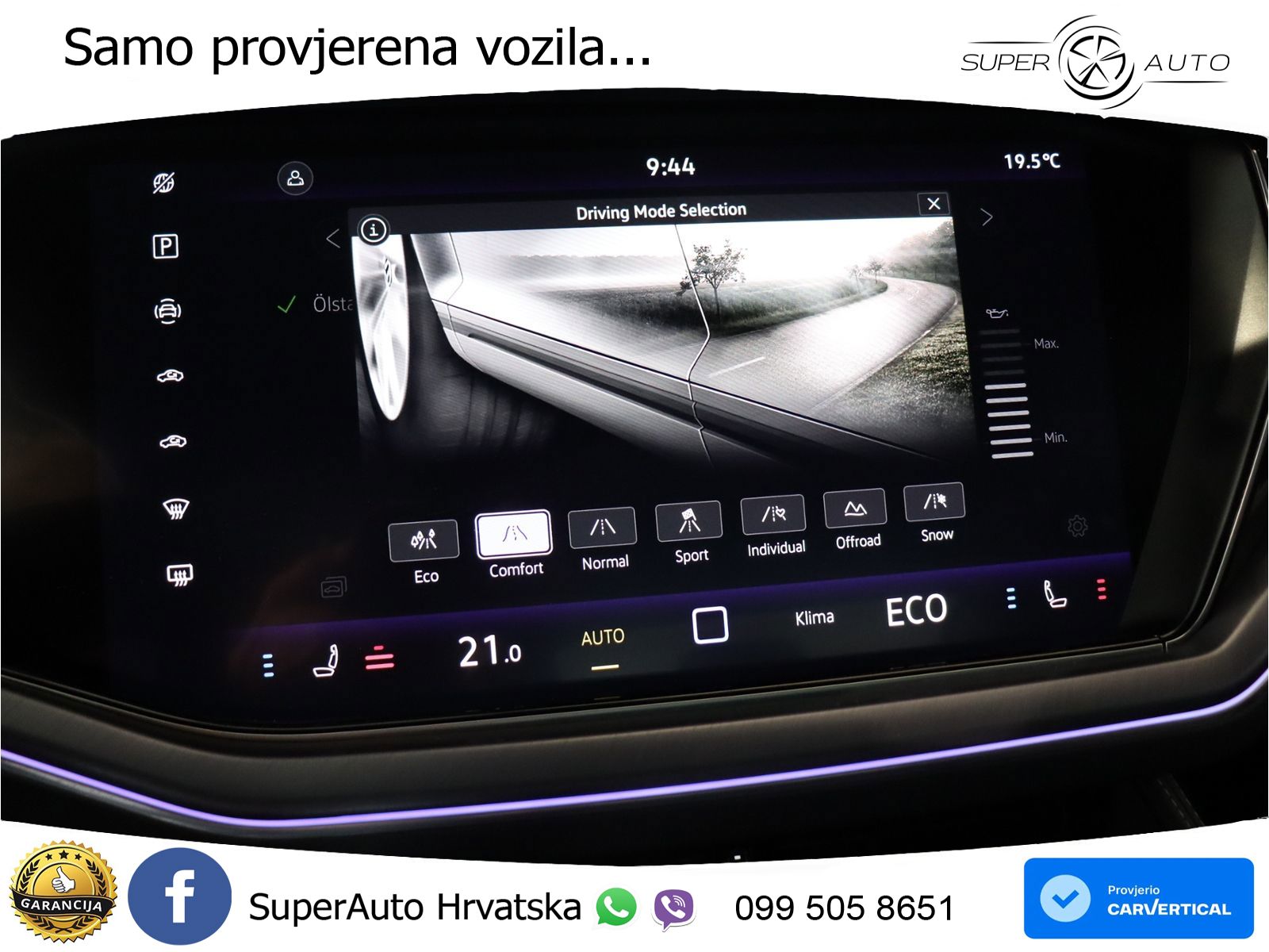 Volkswagen Touareg 3.0 V6 TDI (286 KS) 4MOTION Tiptronic ZRAČNI+ACC+GR SJED+KAM+PANO