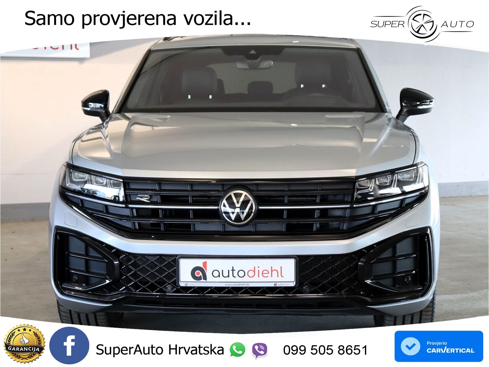 Volkswagen Touareg 3.0 V6 TDI (286 KS) 4MOTION Tiptronic ZRAČNI+ACC+GR SJED+KAM+PANO