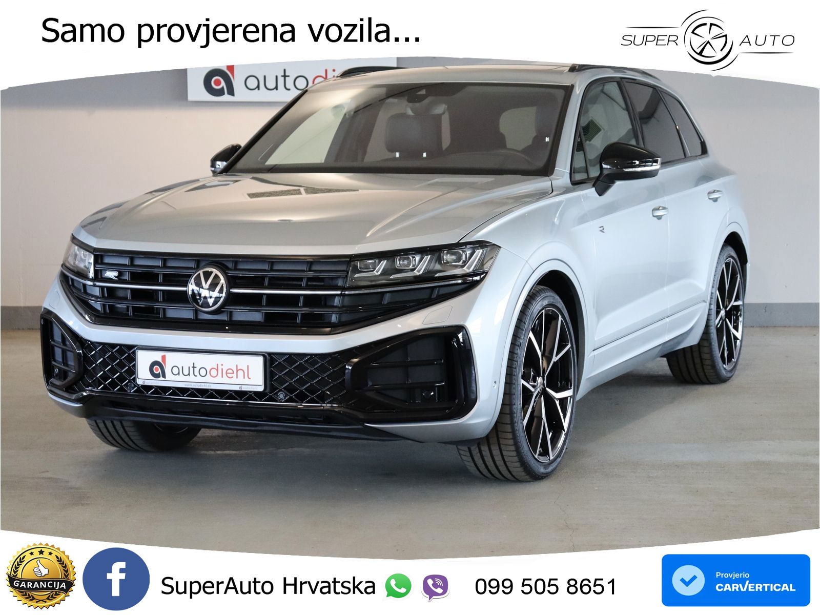 Volkswagen Touareg 3.0 V6 TDI (286 KS) 4MOTION Tiptronic ZRAČNI+ACC+GR SJED+KAM+PANO