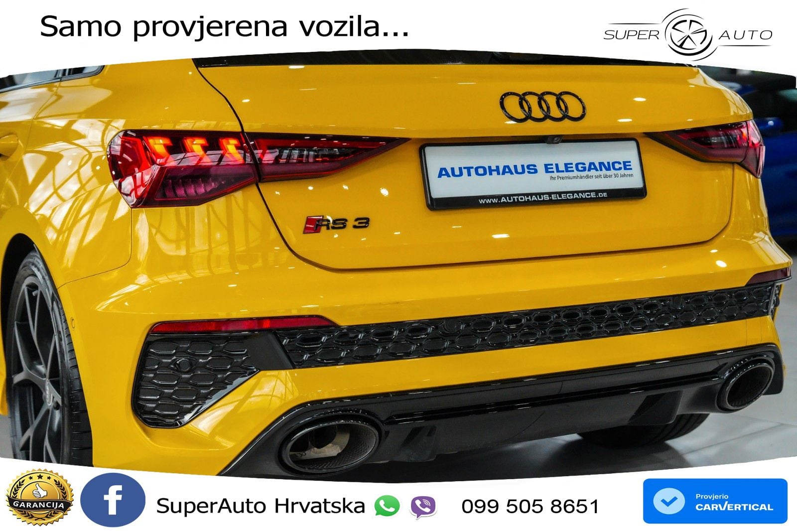 Audi RS3 Sportback 2.5 TFSI (400 KS) quattro S tronic LED+GR SJED+ACC