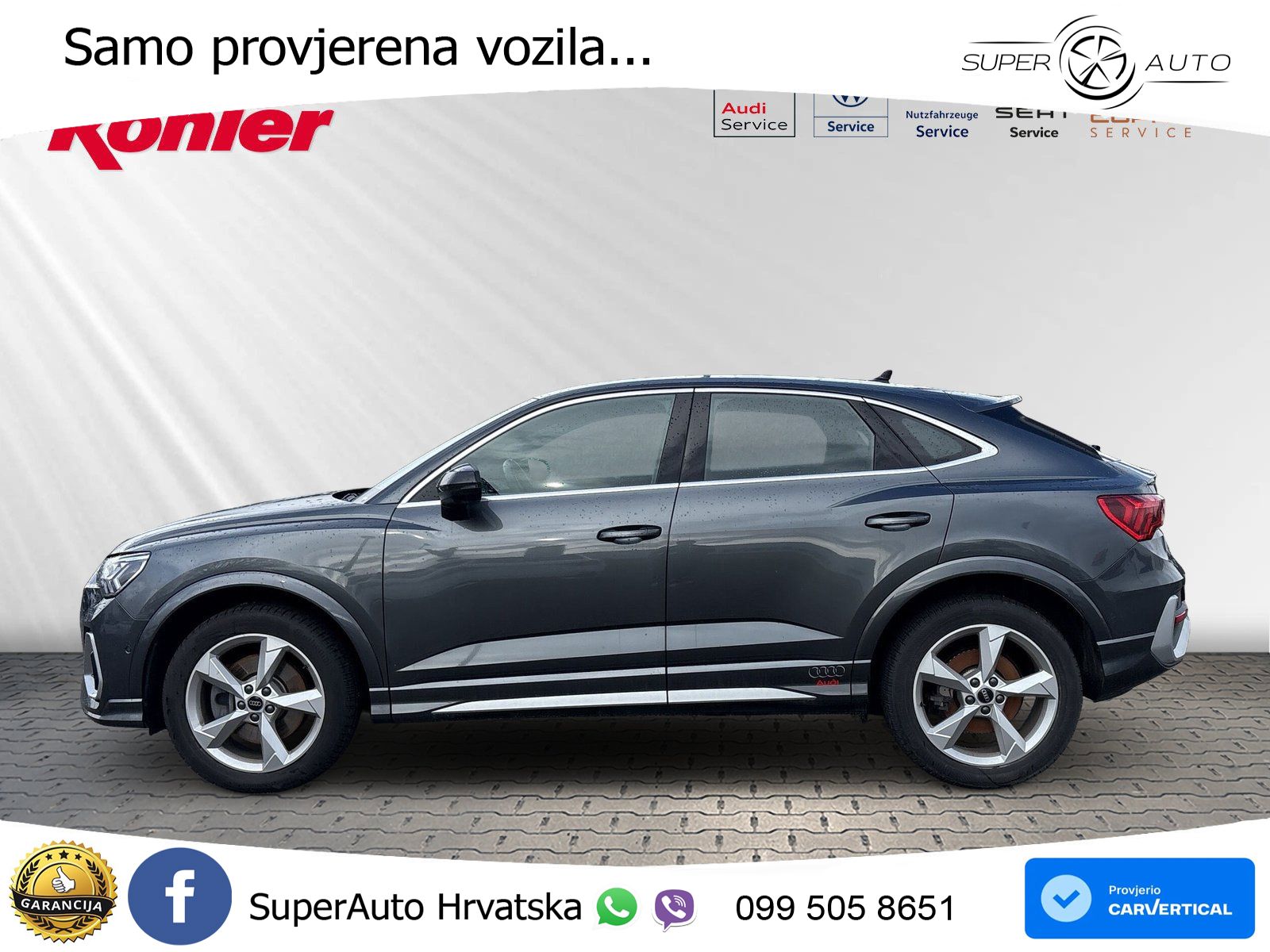 Audi Q3 Sportback 40 TDI (200 KS) quattro S tronic S line MATRIX+GR SJED+KAM