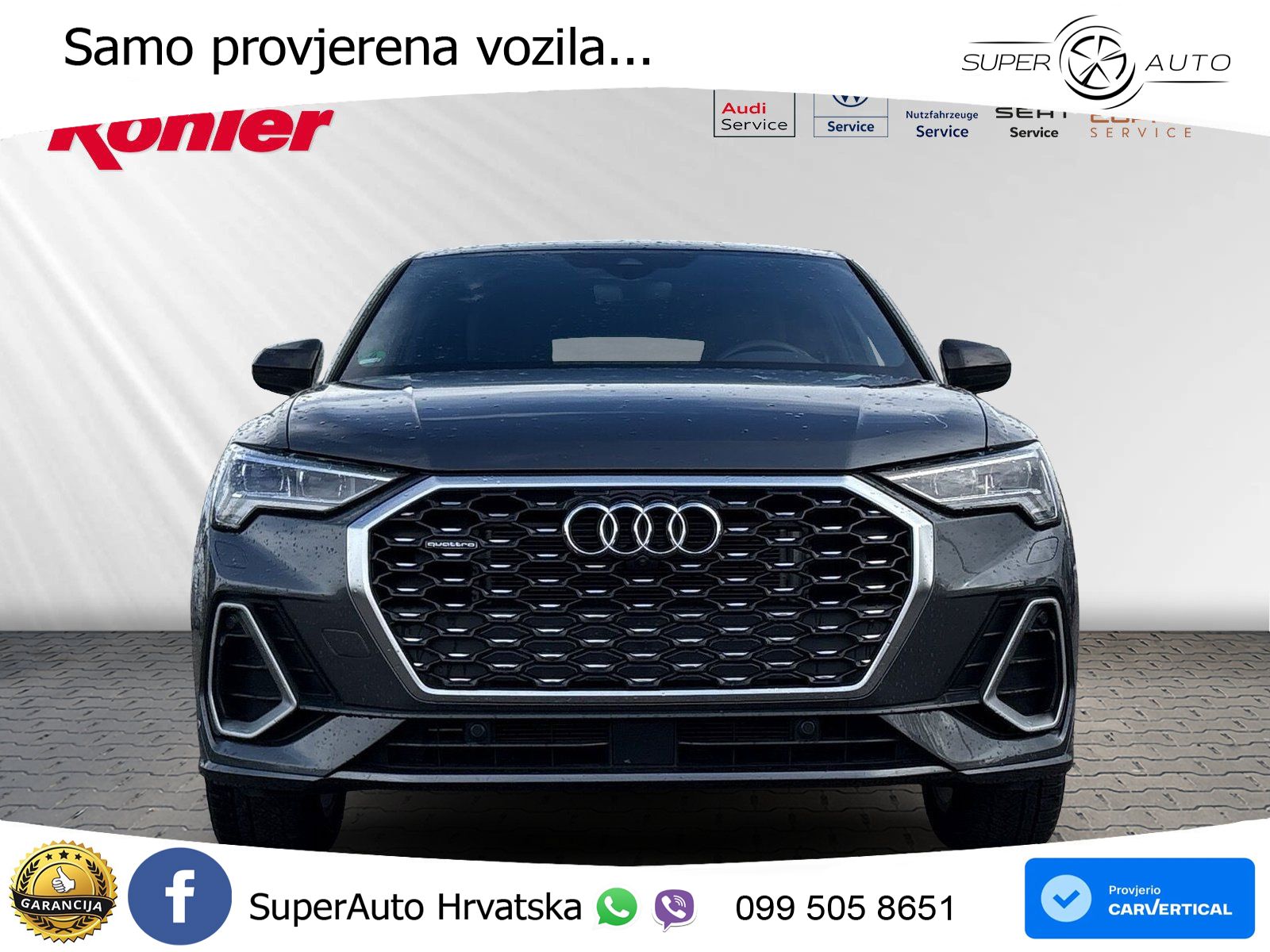 Audi Q3 Sportback 40 TDI (200 KS) quattro S tronic S line MATRIX+GR SJED+KAM