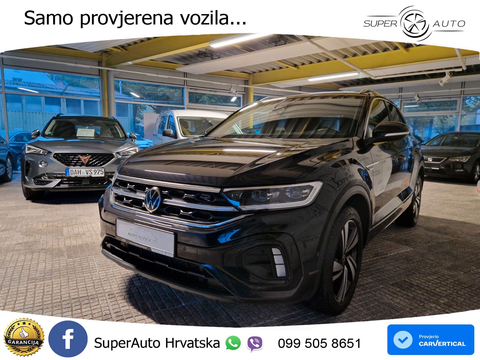 Volkswagen T-Roc 2.0 TDI (150 KS) DSG R-Line LED+GR SJED+ACC