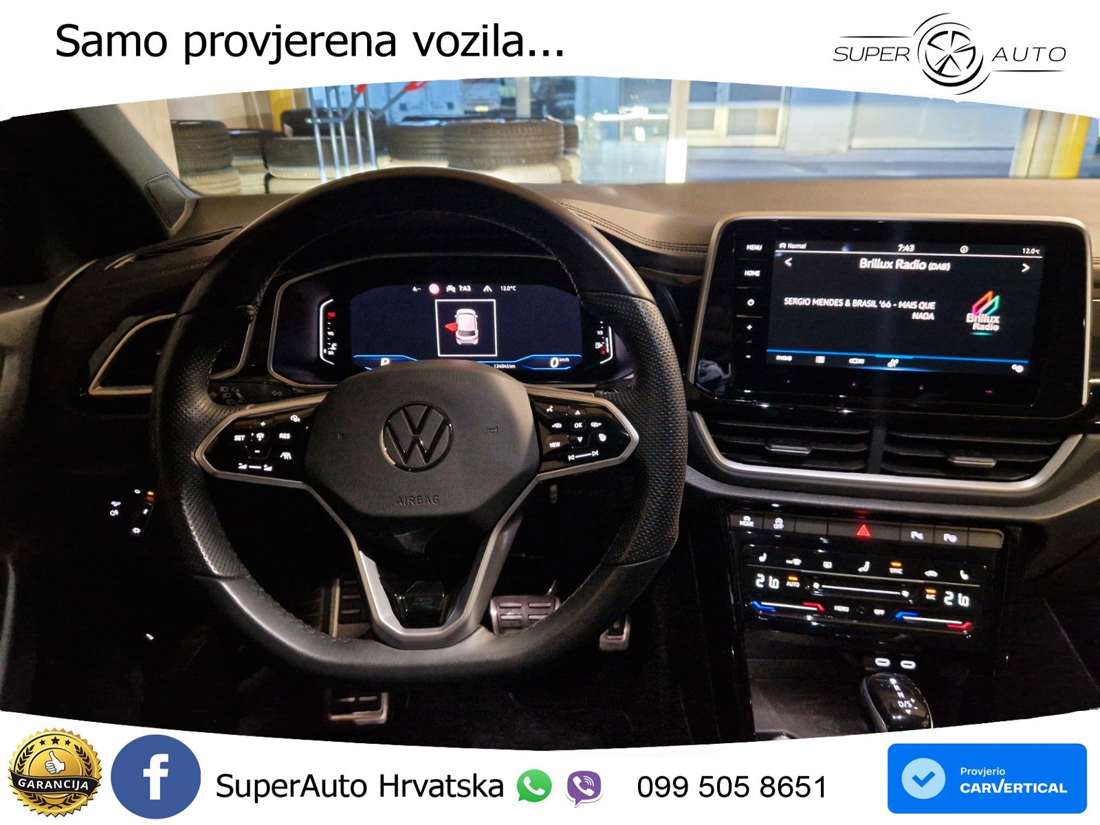 Volkswagen T-Roc 2.0 TDI (150 KS) DSG R-Line LED+GR SJED+ACC