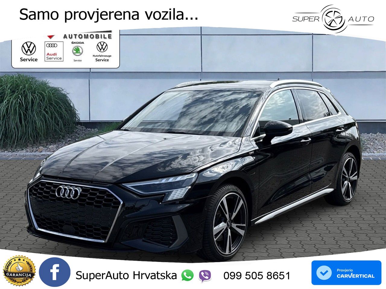 Audi A3 40 TFSIe (204 KS) S tronic S line MATRIX+GR SJED+KAM